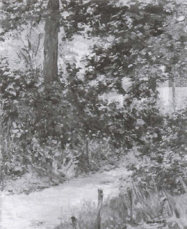 Edouard Manet Garden Lane in Reuil china oil painting image